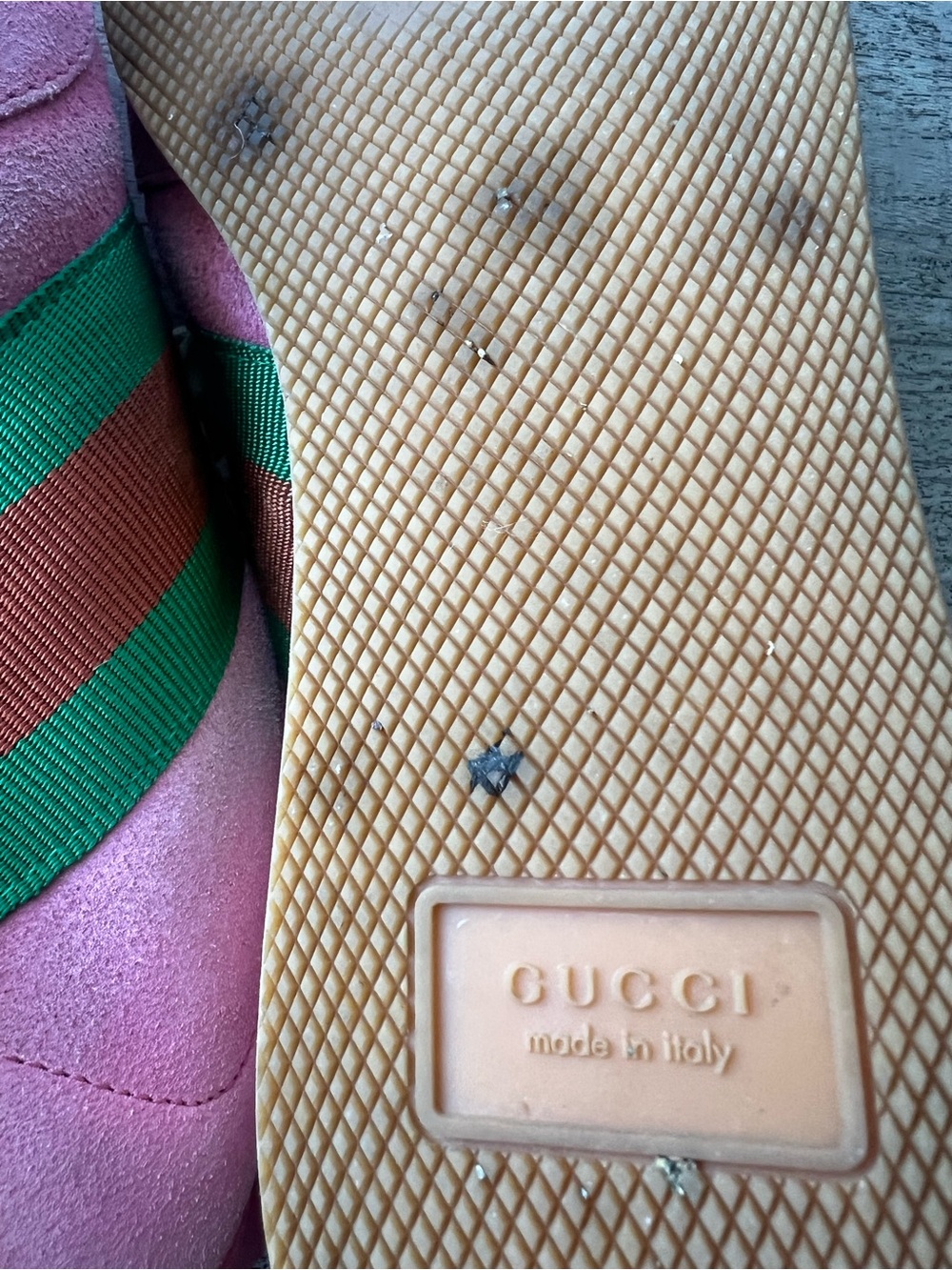 Gucci Web Accent Suede Sneakers - Picture 8 of 13